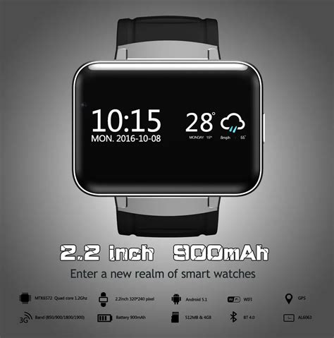 wifi and bt4.0 sim card fashion smart watch dm98|DYMOC DM98 3G Smartwatch .